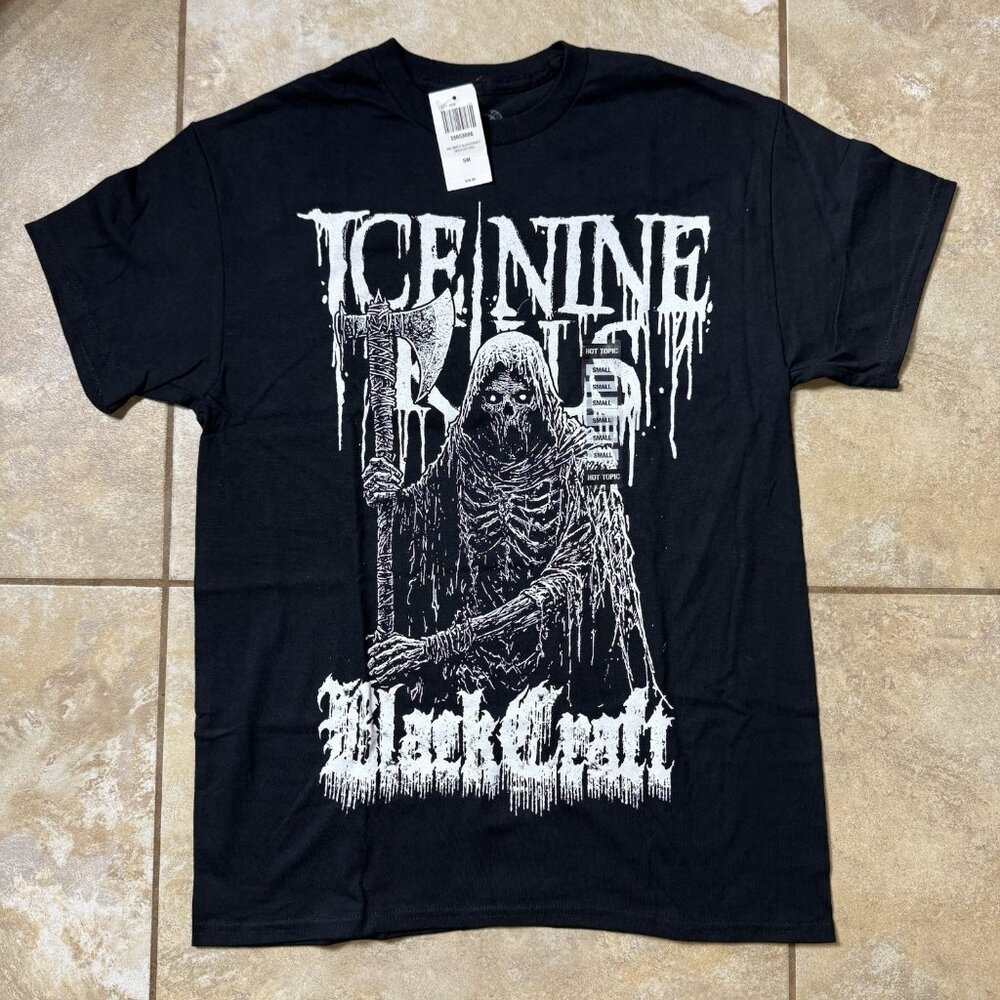 Ice Nine Kills X Blackcraft Decayed Reaper SMALL T-Shirt New